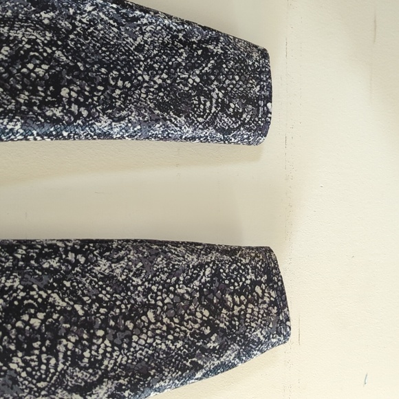 Spanx Faux Leather Snake Shine Leggings in Grey Snake - Picture 11 of 16